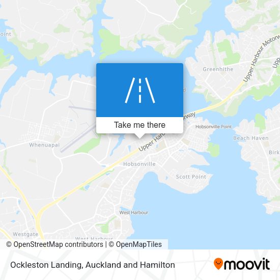 Ockleston Landing map