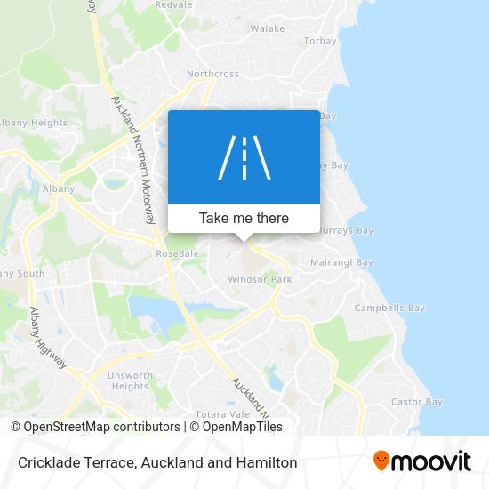 Cricklade Terrace map