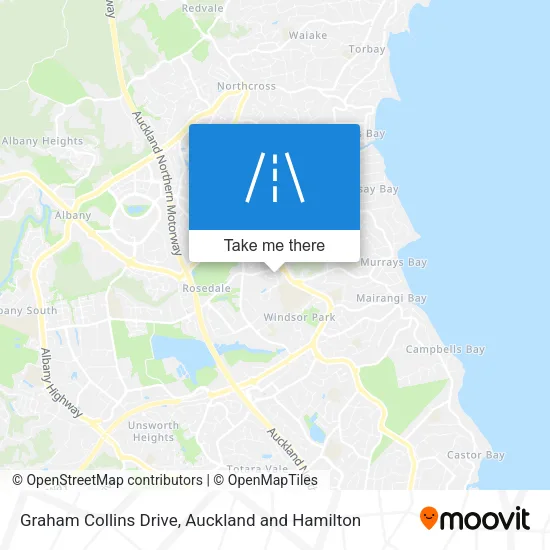 Graham Collins Drive map