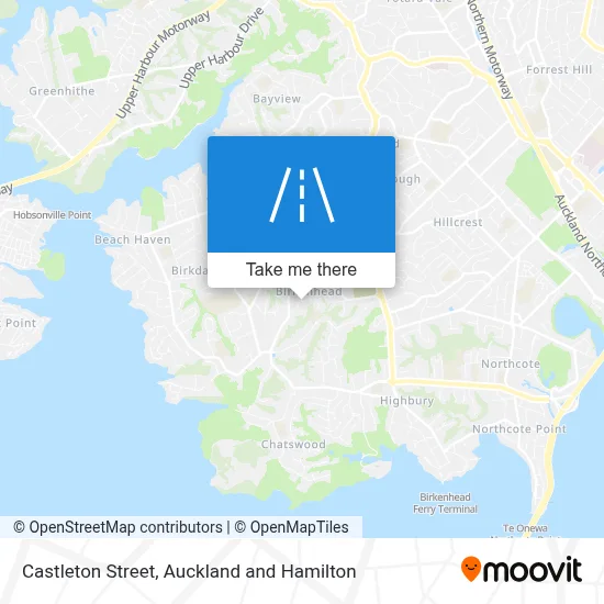 Castleton Street map