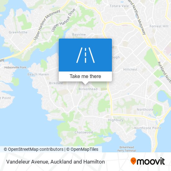 Vandeleur Avenue map