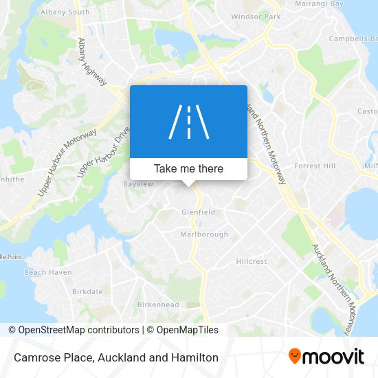 Camrose Place map