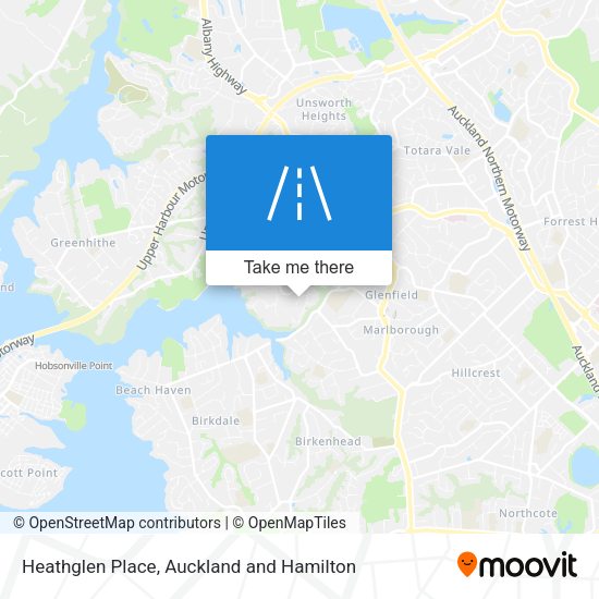 Heathglen Place map