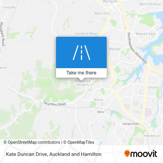 Kate Duncan Drive map