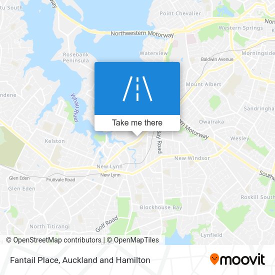 Fantail Place map
