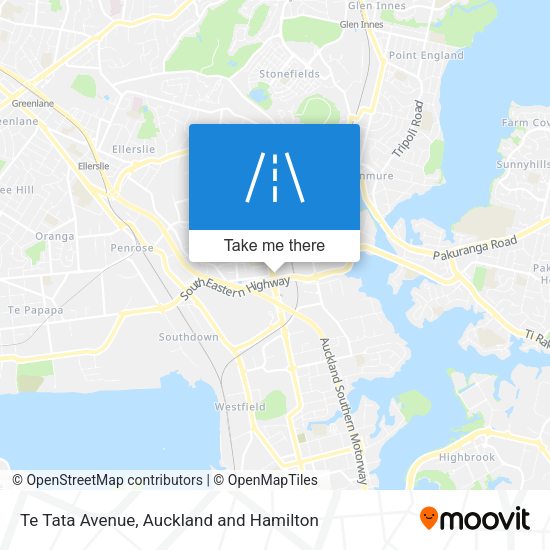 Te Tata Avenue map