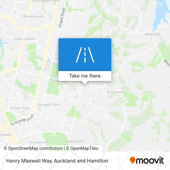 Henry Maxwell Way map