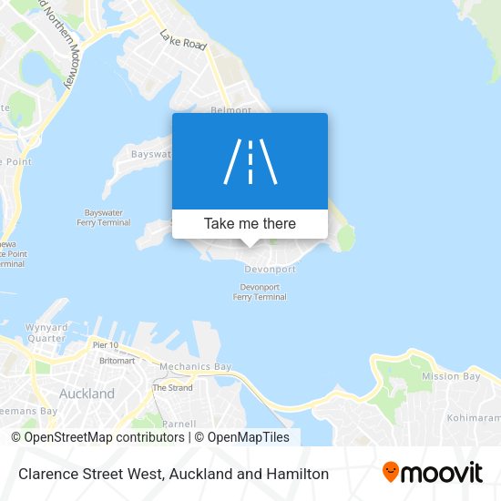 Clarence Street West map