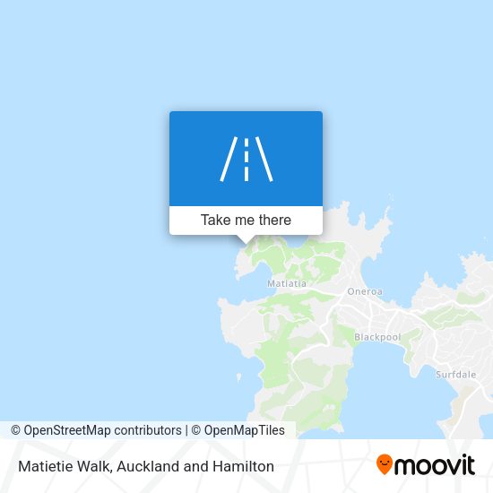 Matietie Walk map
