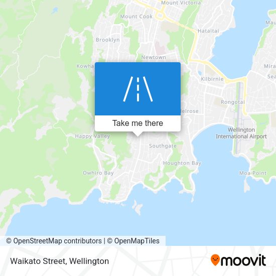 Waikato Street map