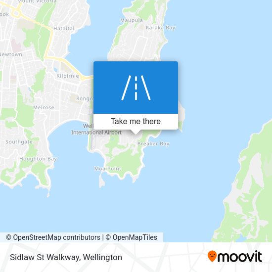 Sidlaw St Walkway map