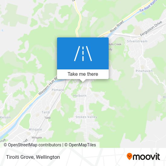 Tiroiti Grove map