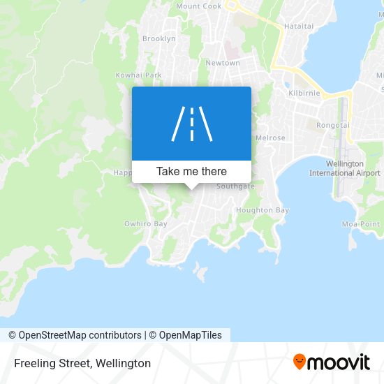 Freeling Street map