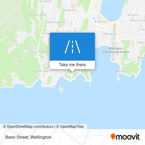 Bann Street map