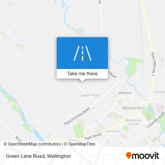 Green Lane Road map