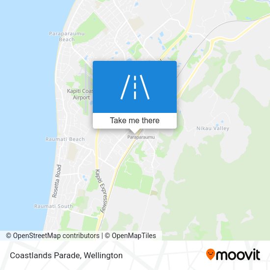 Coastlands Parade map