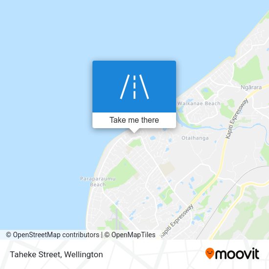 Taheke Street map