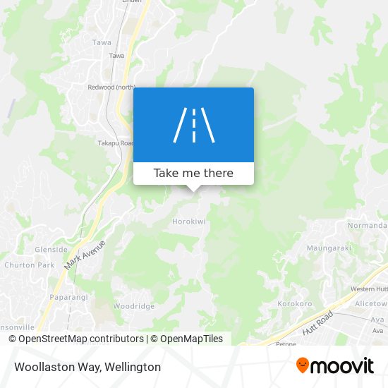 Woollaston Way map