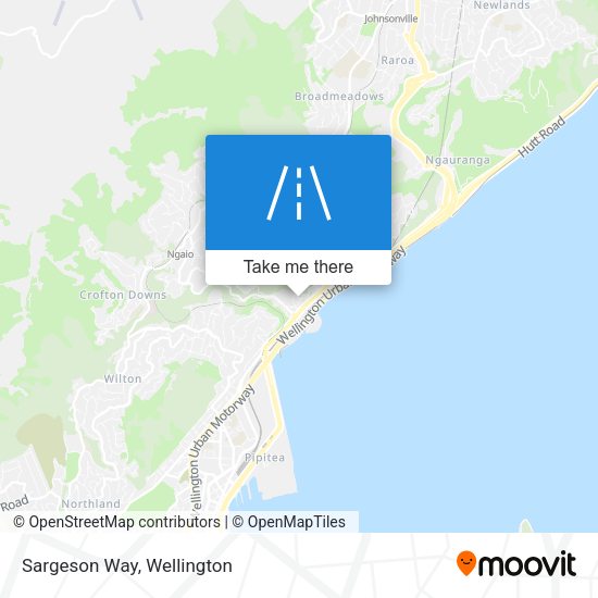 Sargeson Way map