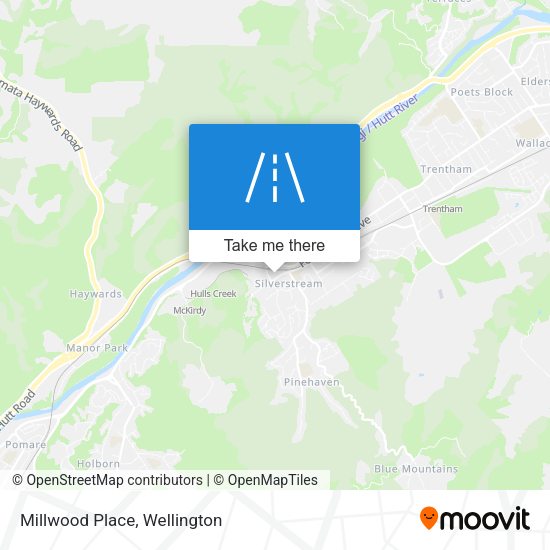 Millwood Place map