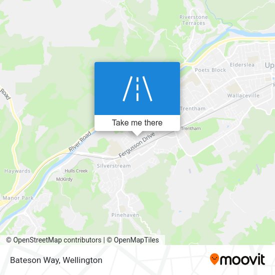 Bateson Way map