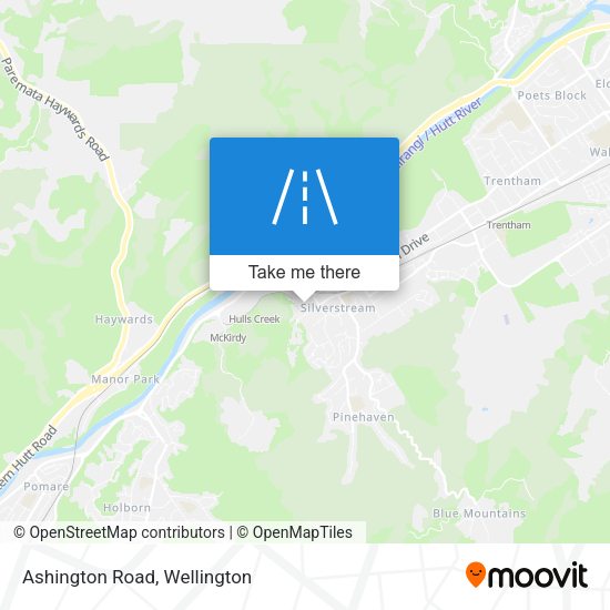 Ashington Road map
