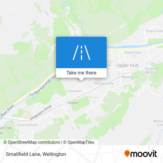 Smallfield Lane map
