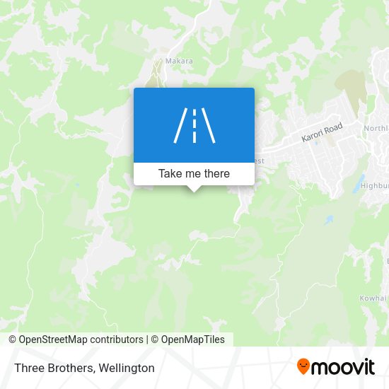 Three Brothers map