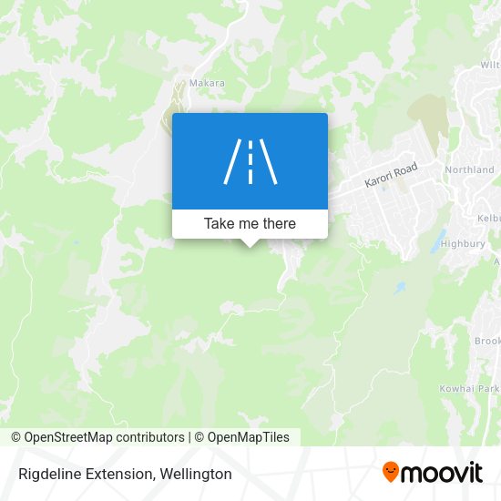 Rigdeline Extension map