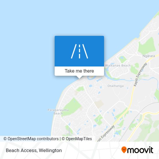 Beach Access map