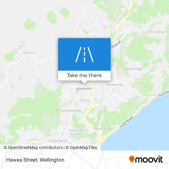 Hawea Street map