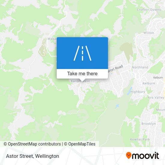 Astor Street map