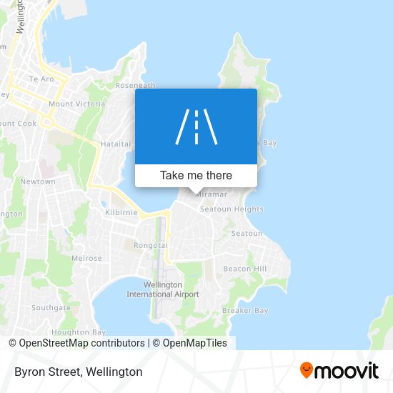 Byron Street map