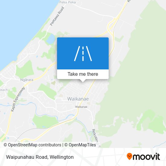 Waipunahau Road map