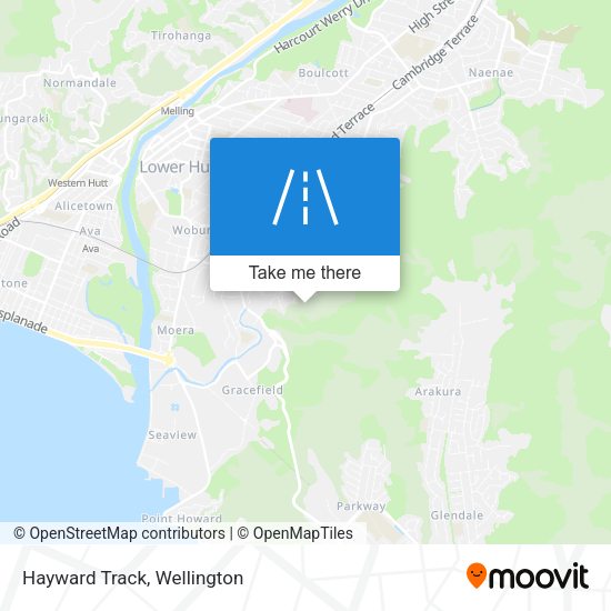 Hayward Track map