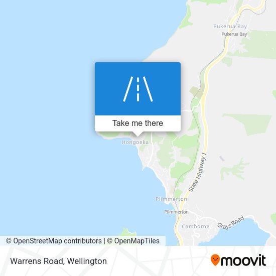 Warrens Road map