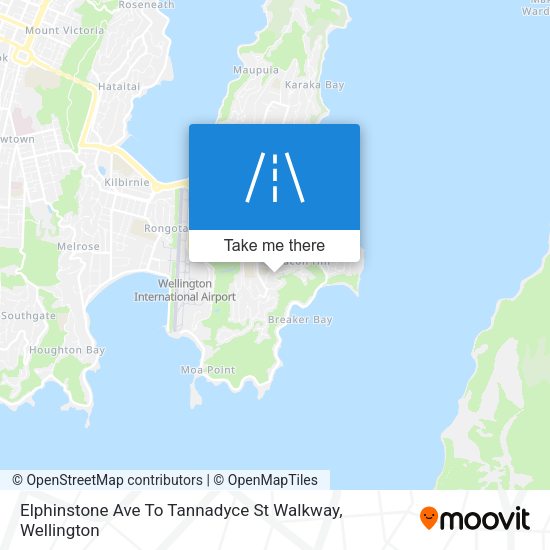 Elphinstone Ave To Tannadyce St Walkway map