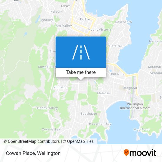 Cowan Place map