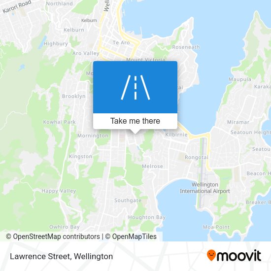 Lawrence Street map