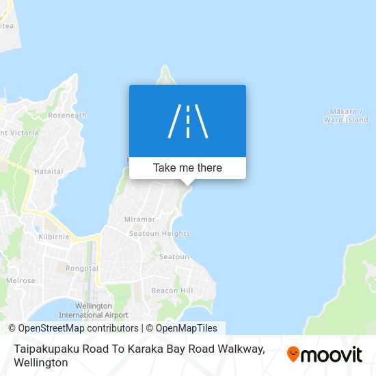 Taipakupaku Road To Karaka Bay Road Walkway map