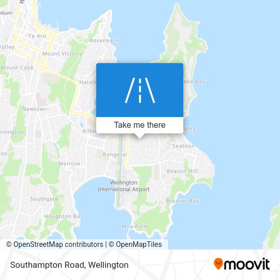 Southampton Road map