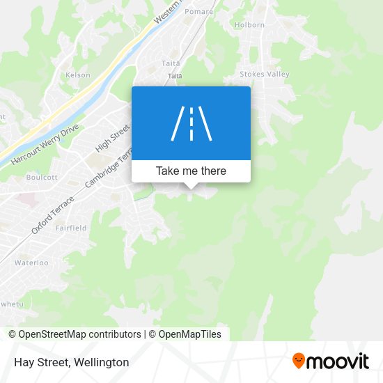 Hay Street map