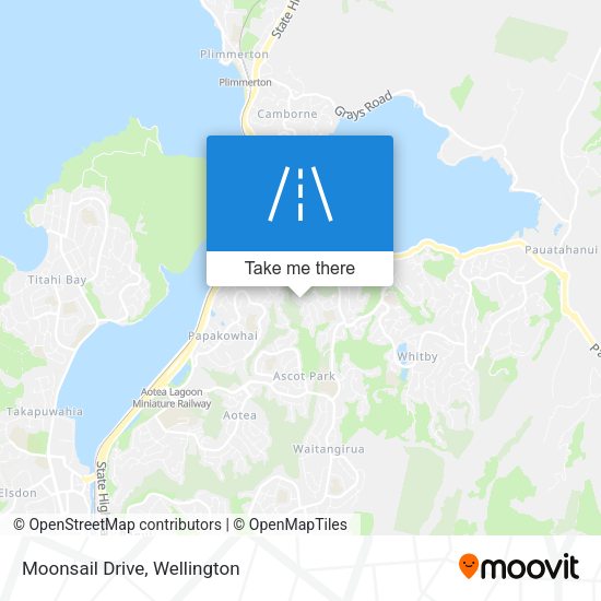 Moonsail Drive map
