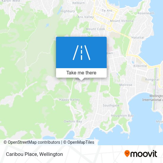 Caribou Place map
