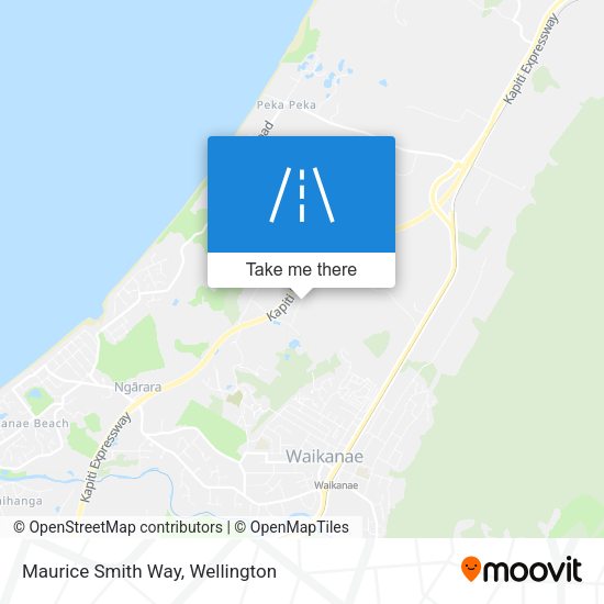 Maurice Smith Way map