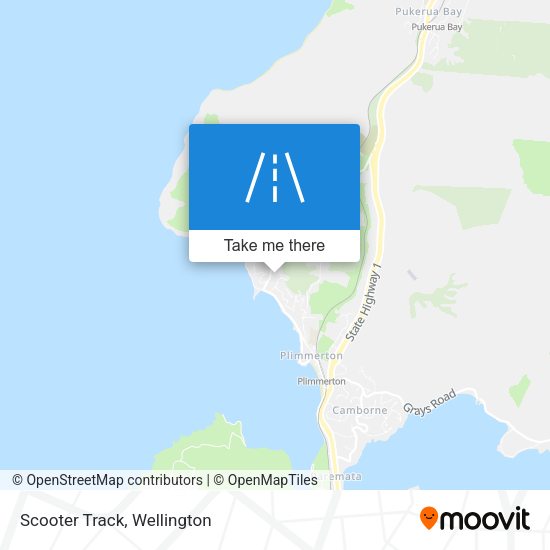 Scooter Track map