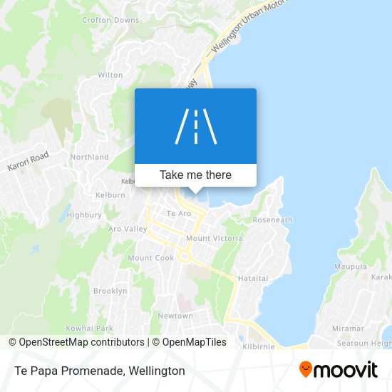 Te Papa Promenade map