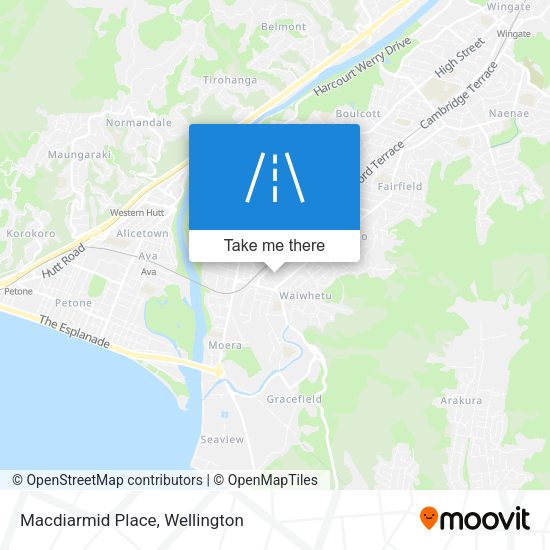 Macdiarmid Place map