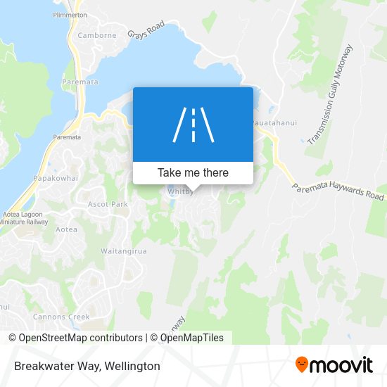 Breakwater Way map