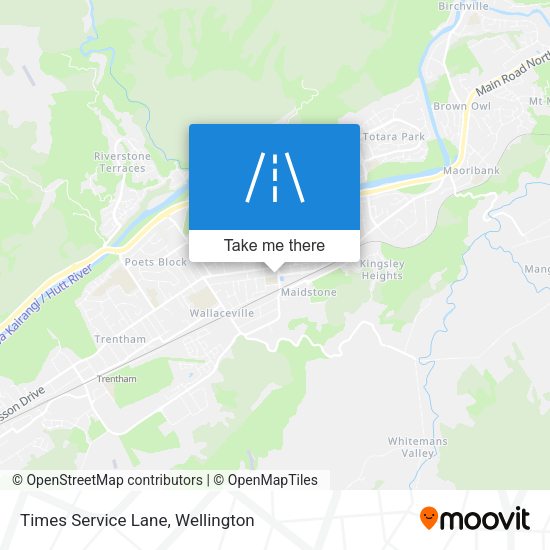 Times Service Lane map